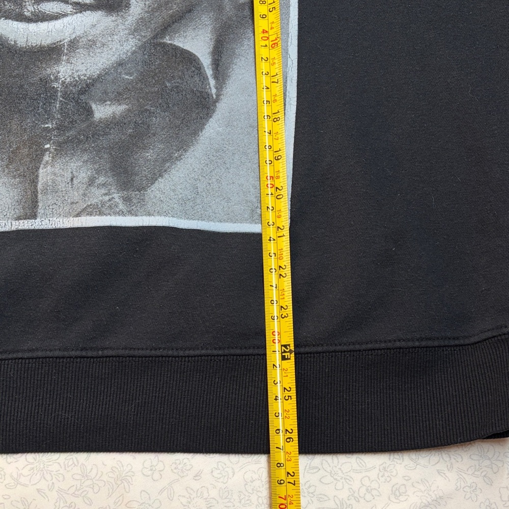 2Pac All Eyez On Me Hoodie Black Graphic Pullover Sweatshirt Hip Hop large - Picture 7 of 7